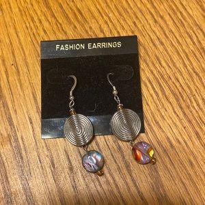Silver earrings